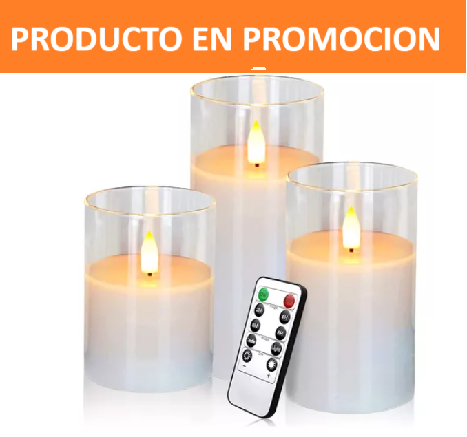 Miniatura 3 de COMBO VELAS ELECTRICAS SET * 3 + REGALO