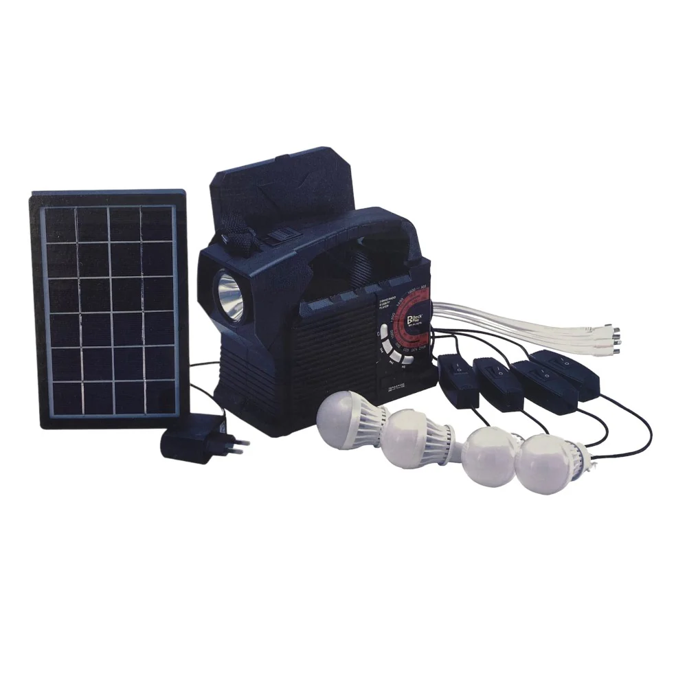 MINI PLANTA SOLAR CON RADIO AM/FM