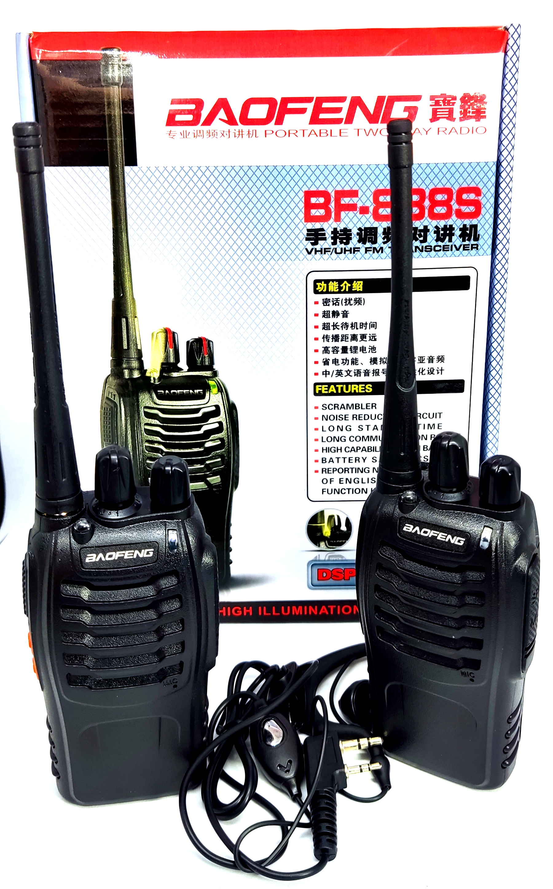 Radio Comunicacion X 2 Baofeng Walkie