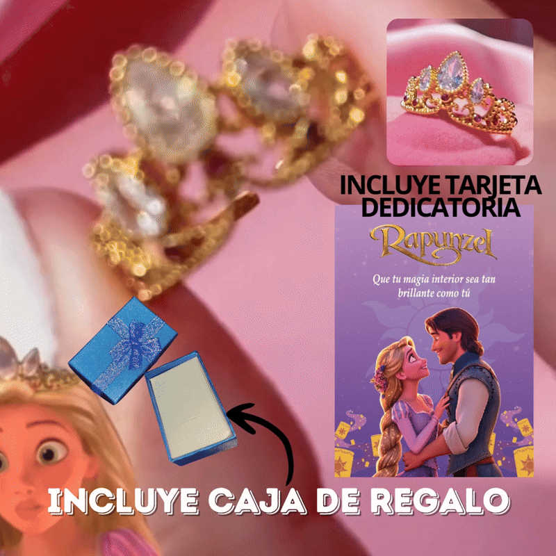 Miniatura 3 de Anillo Princesa Rapunzel +CAJAREG+TARJ