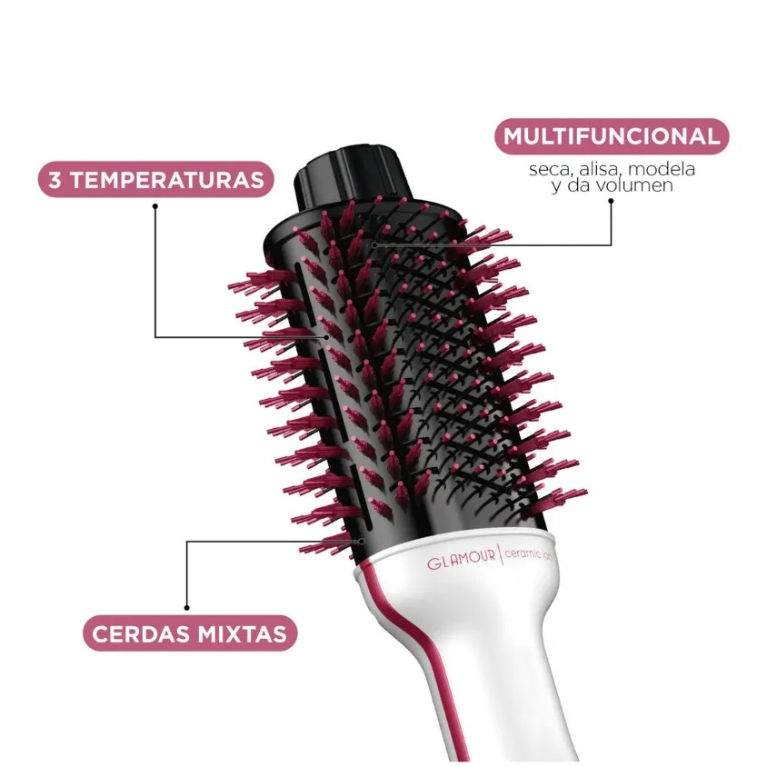 Miniatura 6 de Gama Glamour Pink 1300W Cerámica Ion