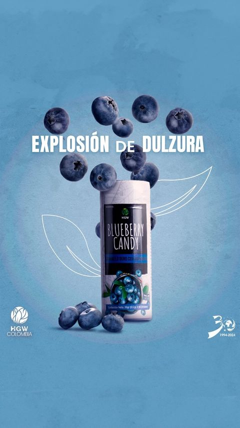 CARAMELO CON ARANDANO