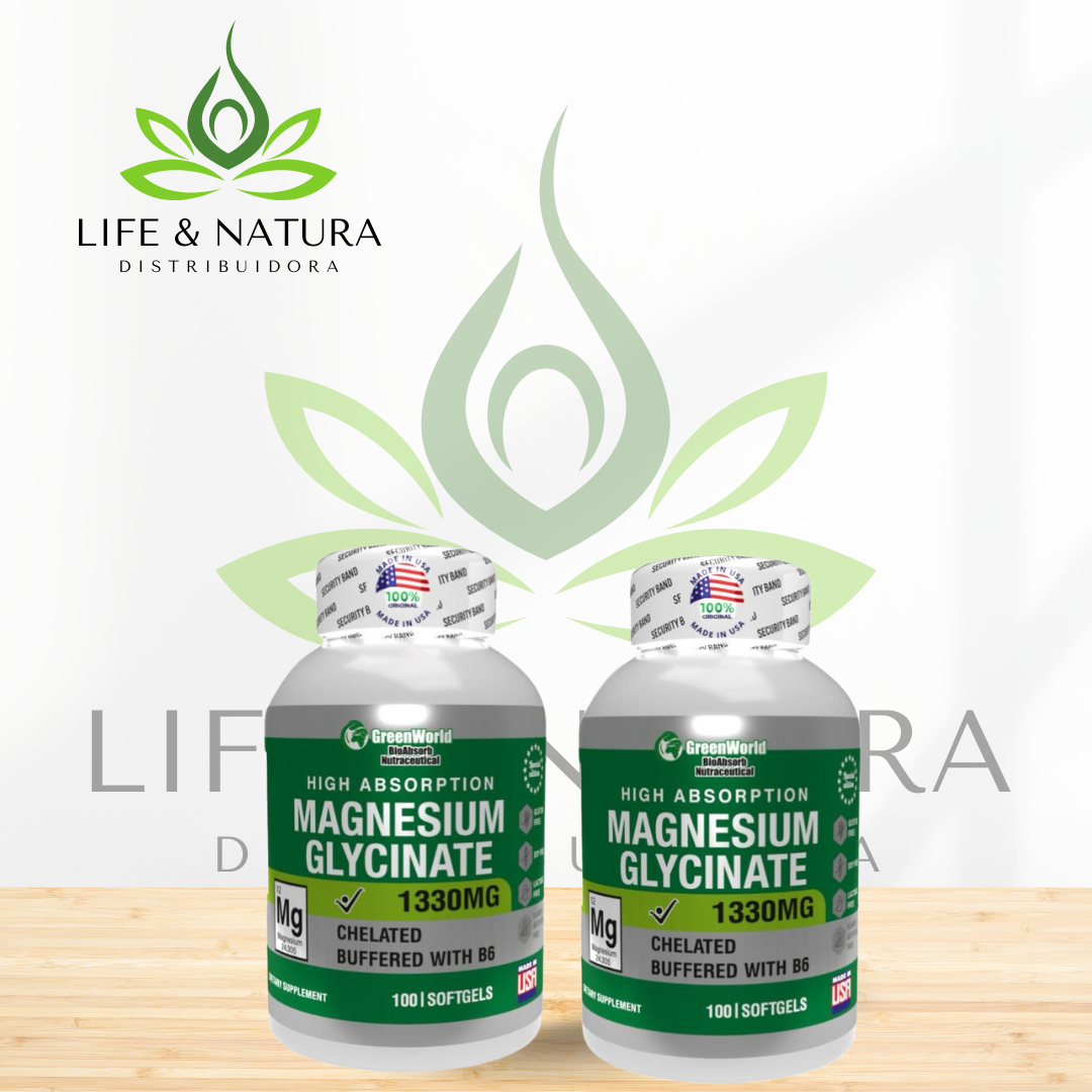 GLICINATO DE MAGNESIO X 100 SOFTGELS X 2