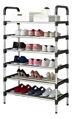 Miniatura 3 de Organizador Zapatero Metálico 6 Niv