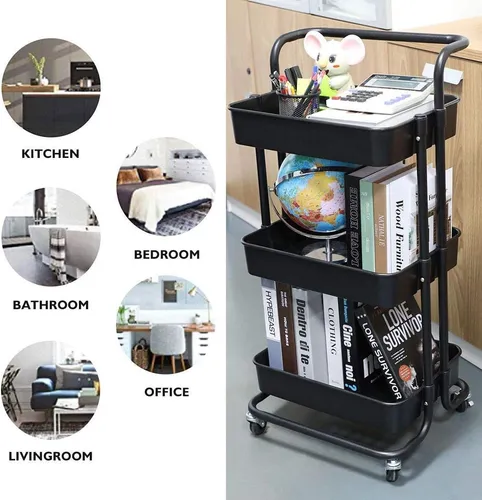 Miniatura 2 de Carrito organizador 3 pisos