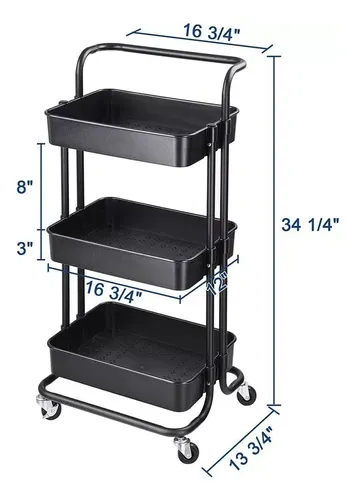 Carrito organizador 3 pisos