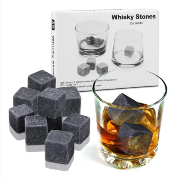 Miniatura 6 de Juego De Piedras Para Enfriar Whisky Kit