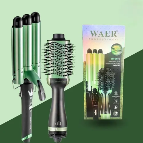 Miniatura 2 de Combo Pinza Sirena Y Cepillo Secador Zo