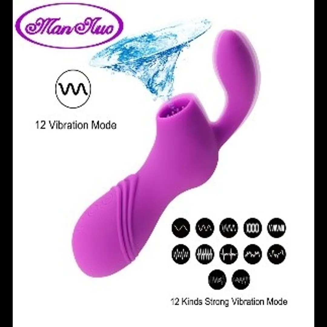 Vibrador consolador succion