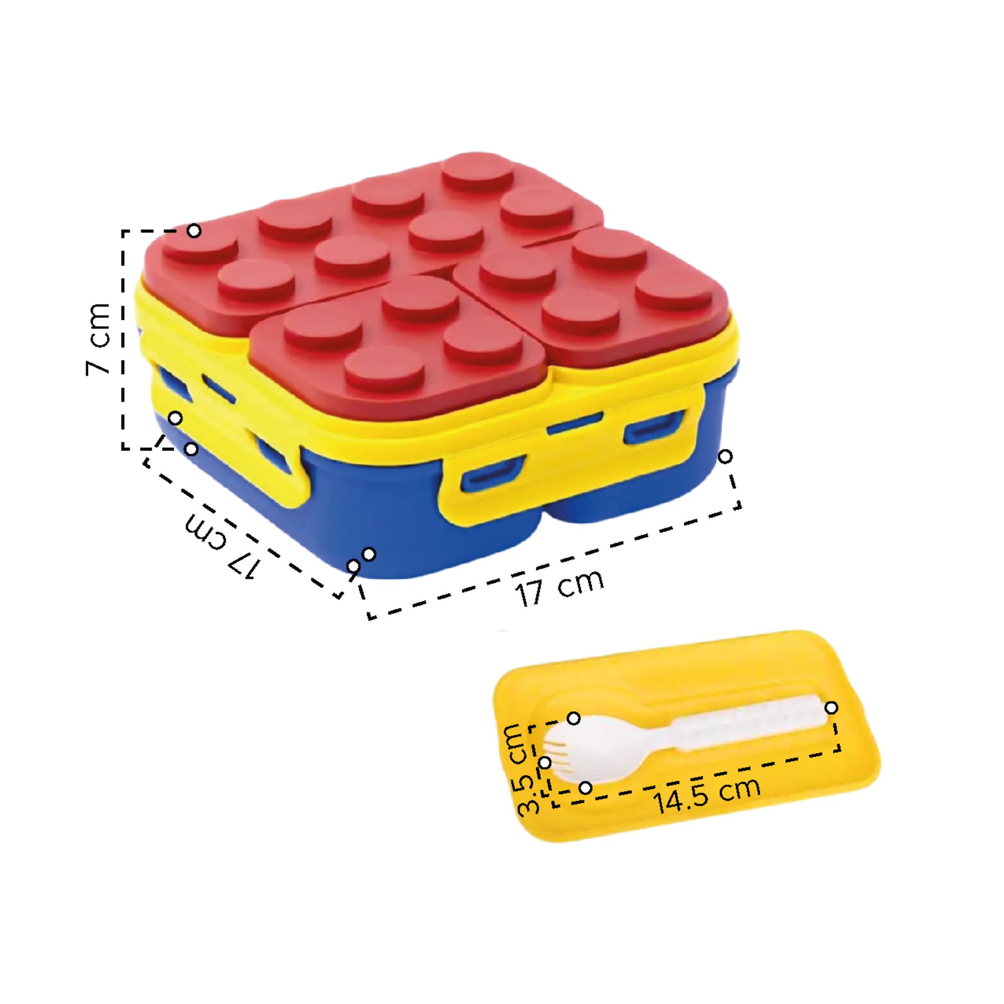 Mini Coca Lonchera Para Niños Tipo Lego