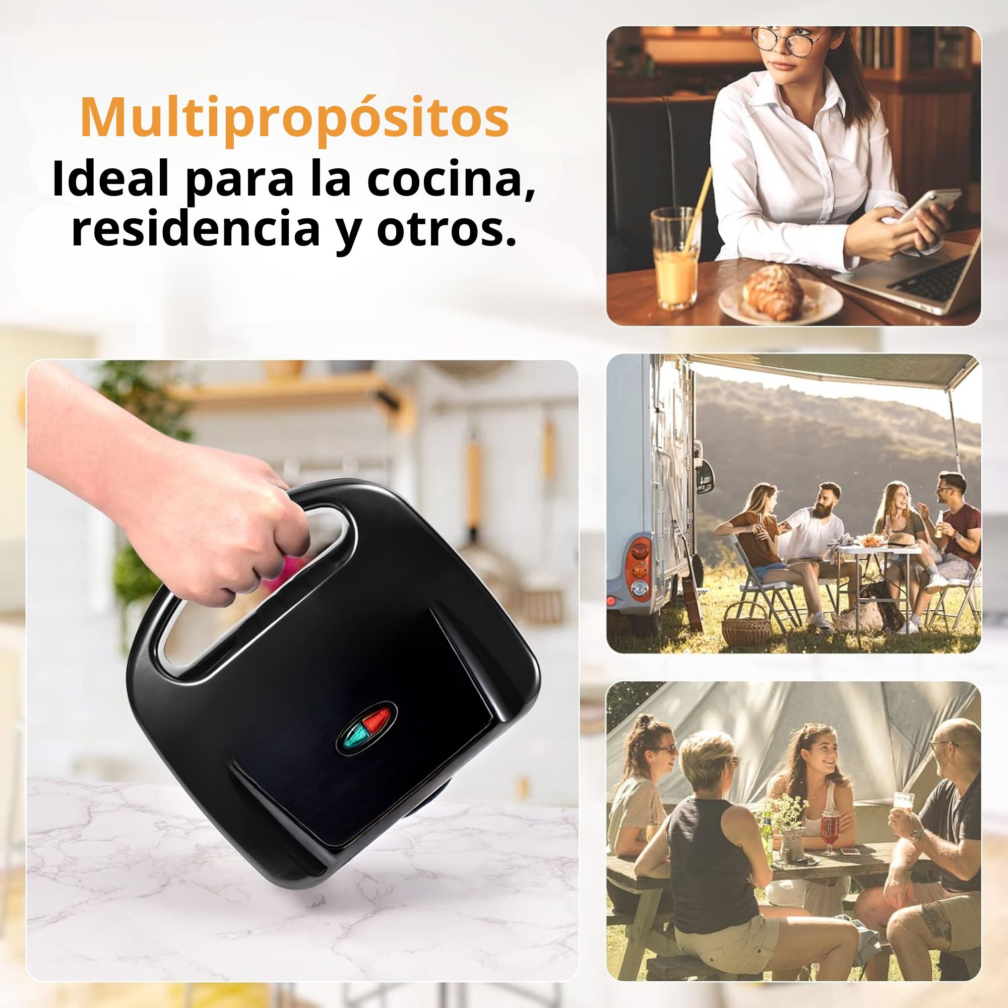 Miniatura 4 de Sandwichera Waflera Tostadora