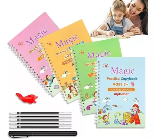 SET DE CALIGRAFIA X4 CUADERNOS