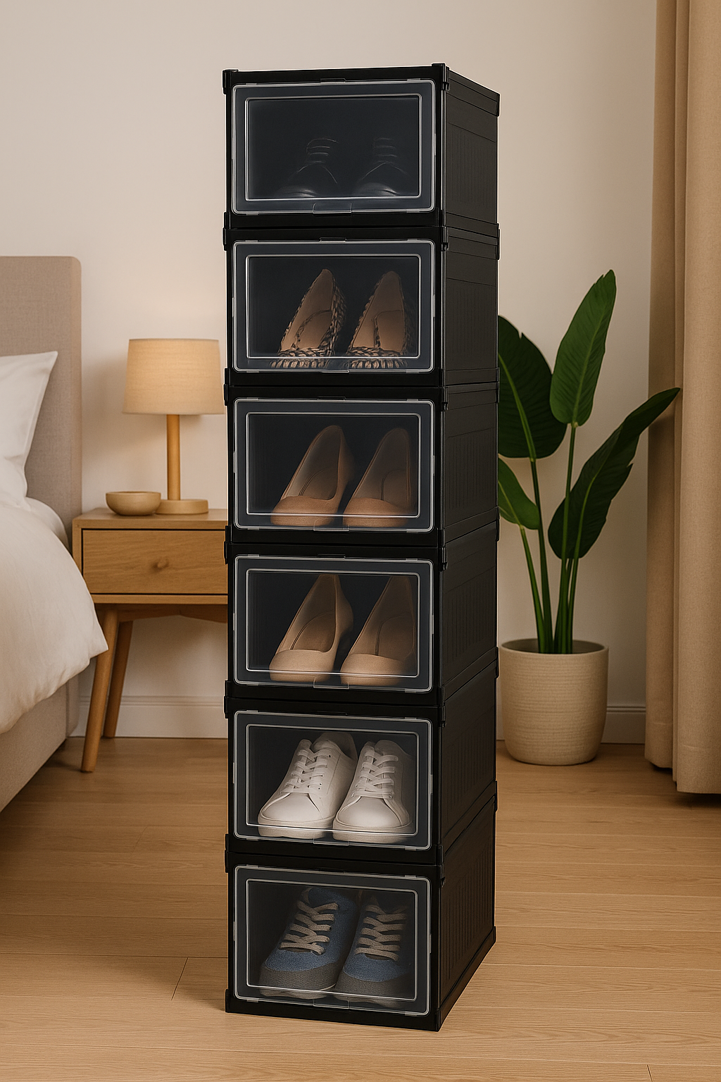2 Unidades Zapatero  Plegable 6 Niveles