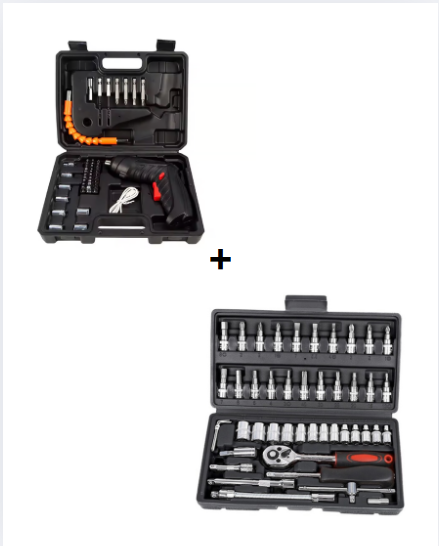 Miniatura 3 de combo destornillador electrico+raches 46