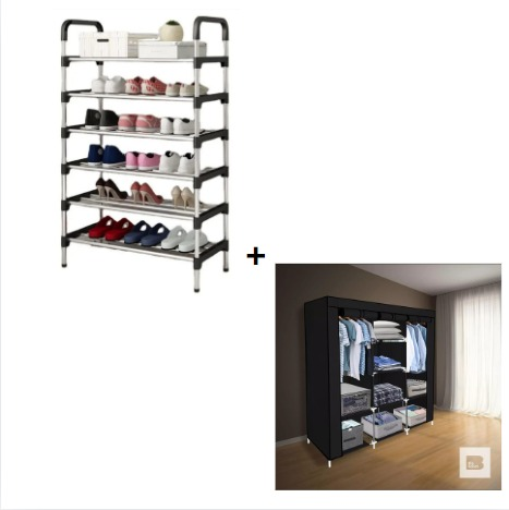 combo zapatero 6 niveles+ armario 106