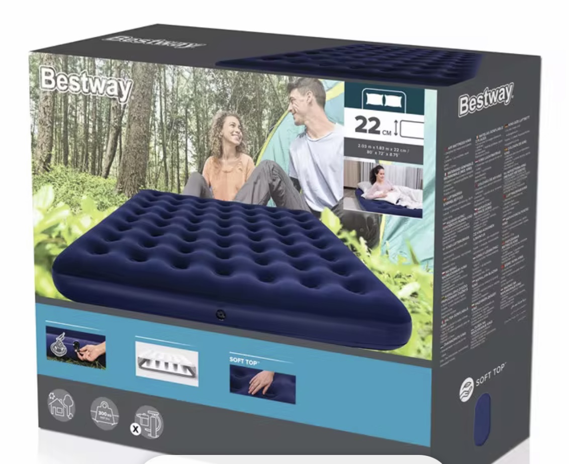 Colchón inflable 1.91x1.37x22