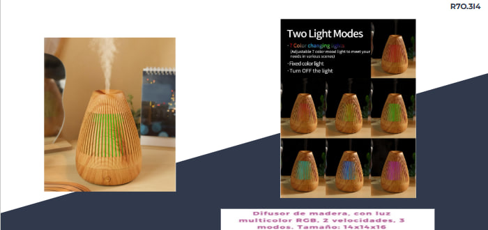 DIFUSOR MADERA MEDIANOS KP-6009