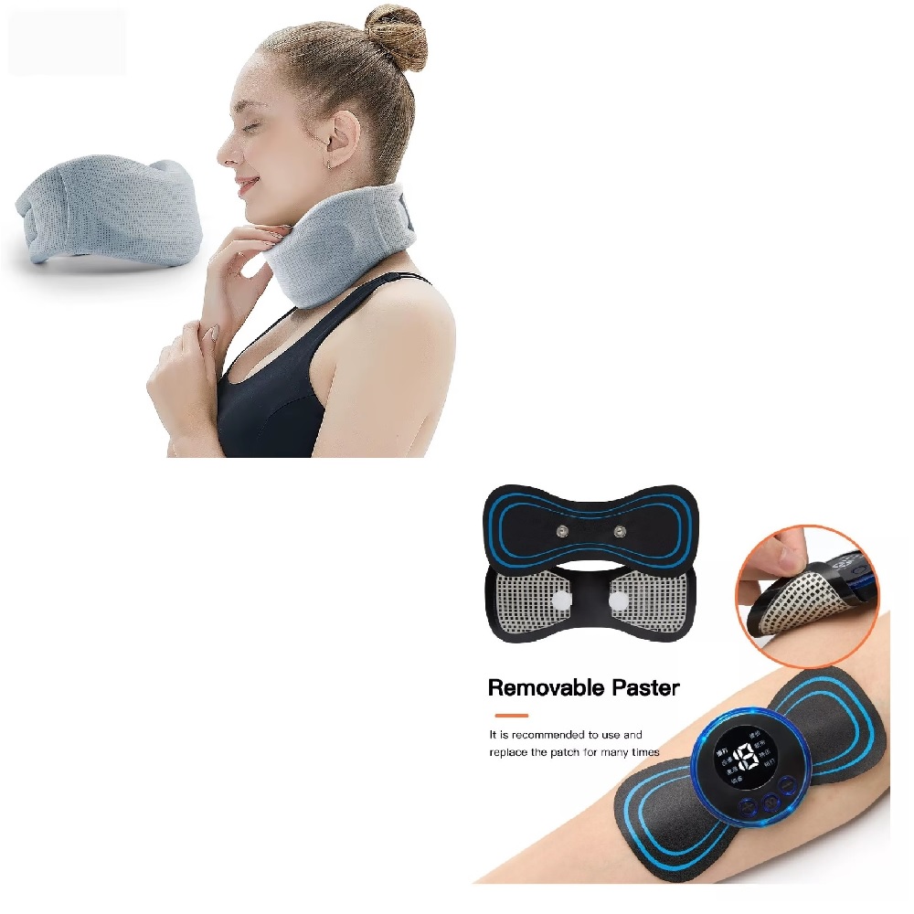 Collarín Cervical + Mini Masajeador