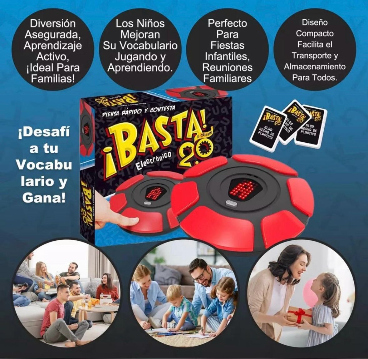 Miniatura 8 de Juego De Mesa Basta 20 Electrónico