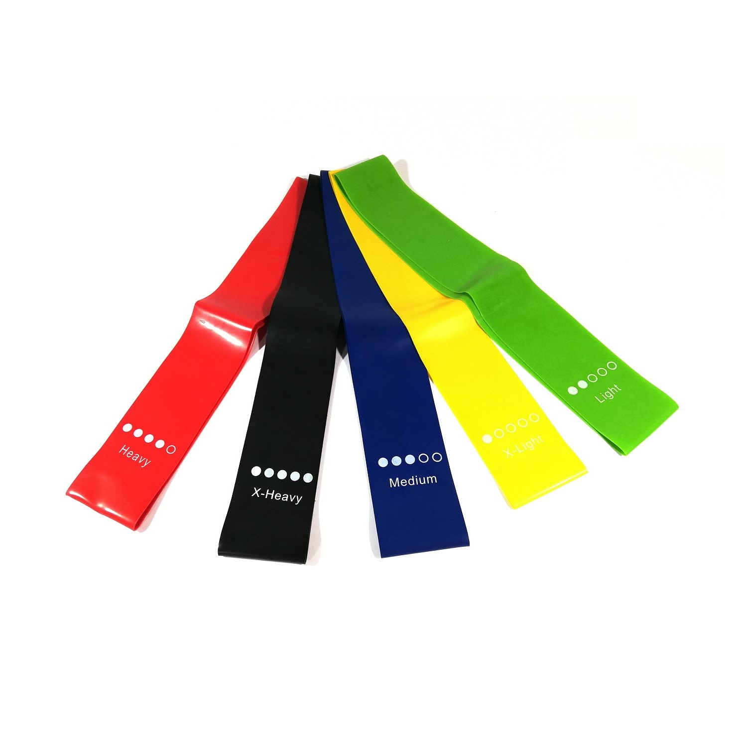 KIT BANDA ELASTICA RESISTENCIA X 5