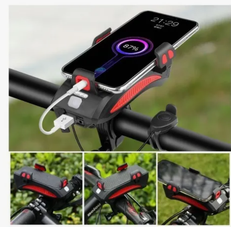 Linterna para Bicicleta con Pito