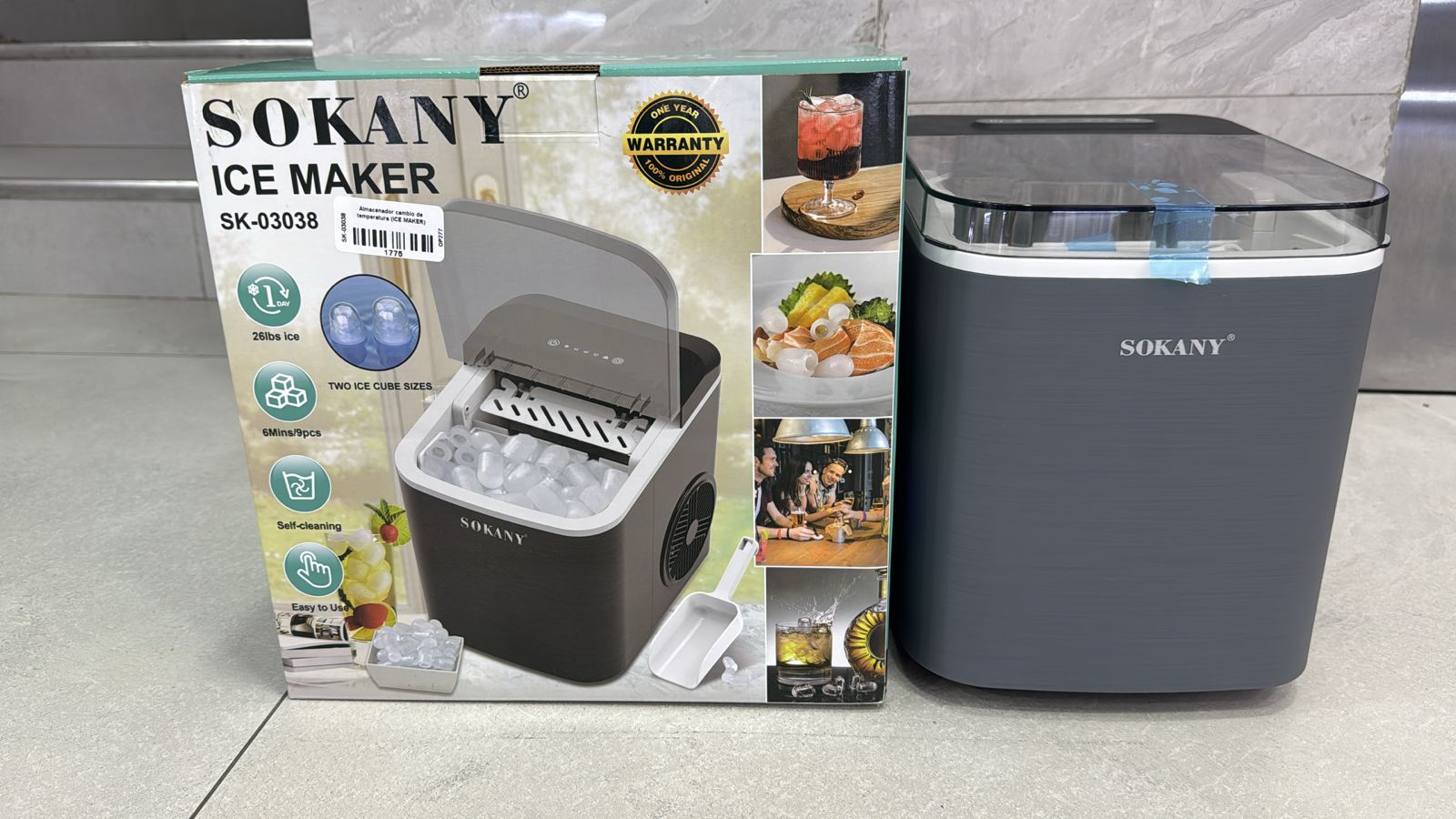 Maquina De Hielo De Cubitos