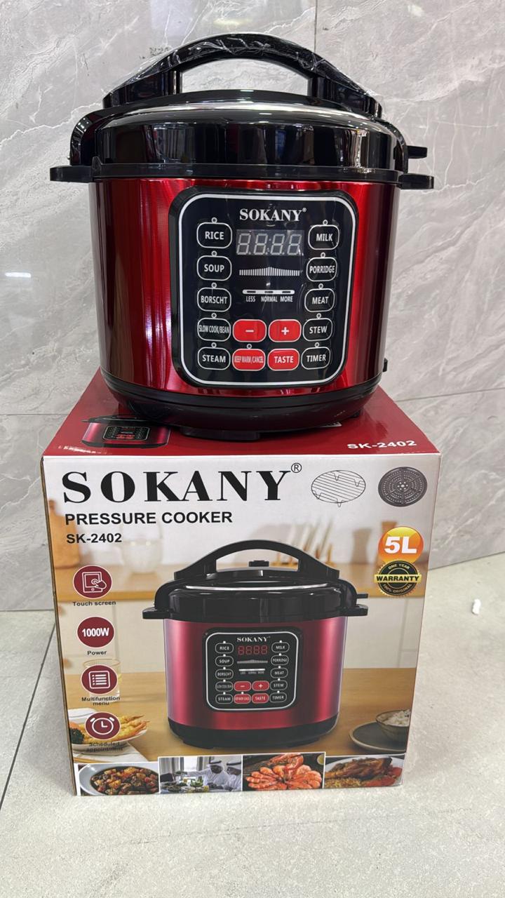 Olla Presion Eléctrica Sokany 5L