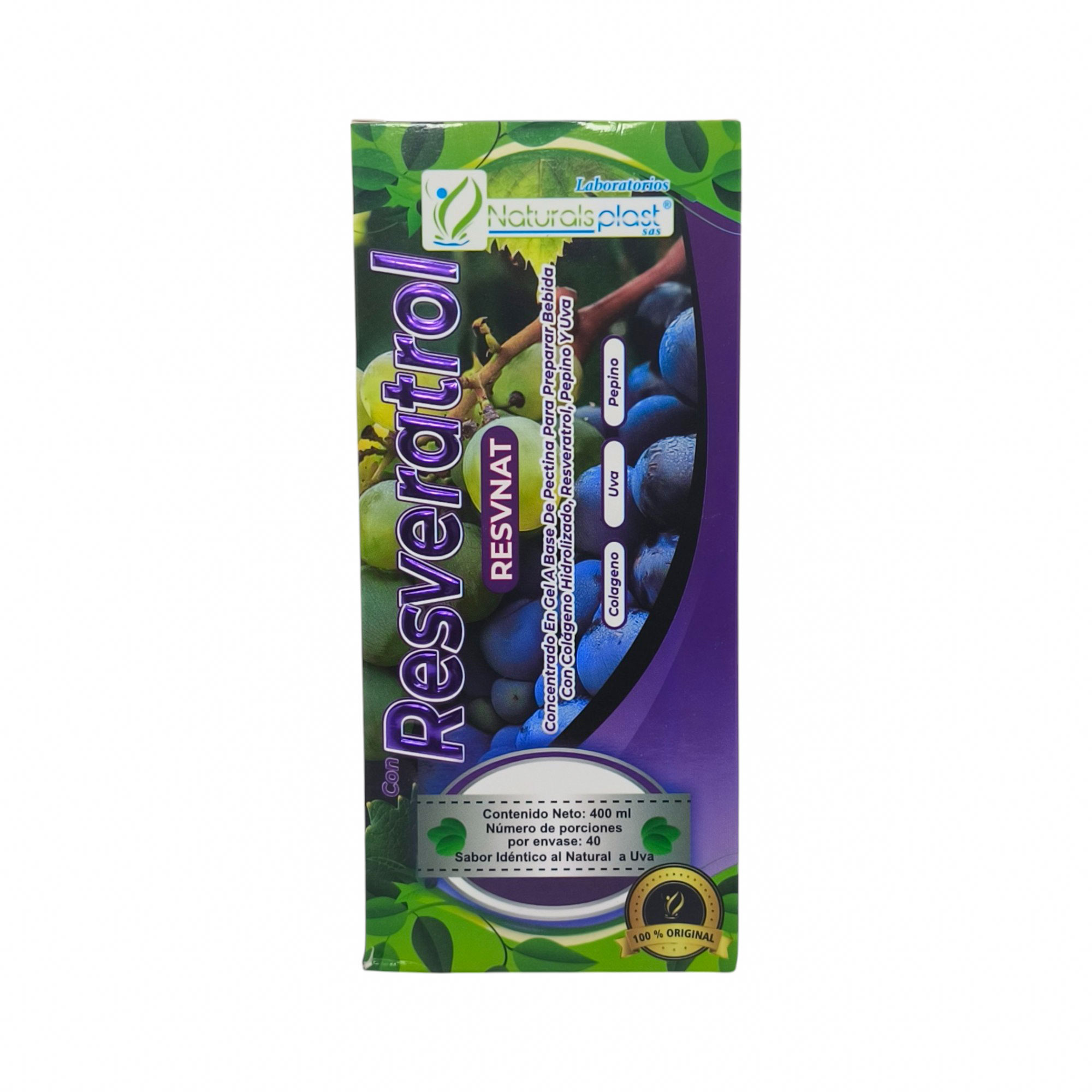 Miniatura 3 de 400ML D RESVERATROL CON COLAGENO HIDROLI