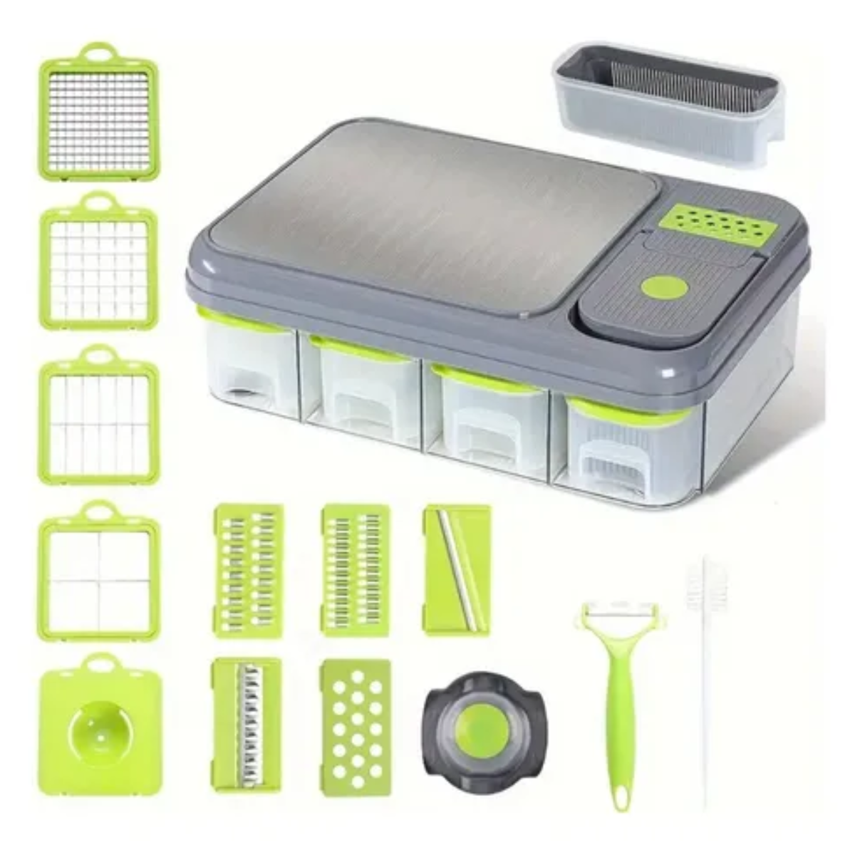 Miniatura 3 de Cortador De Verduras Mandolina 6 En 1