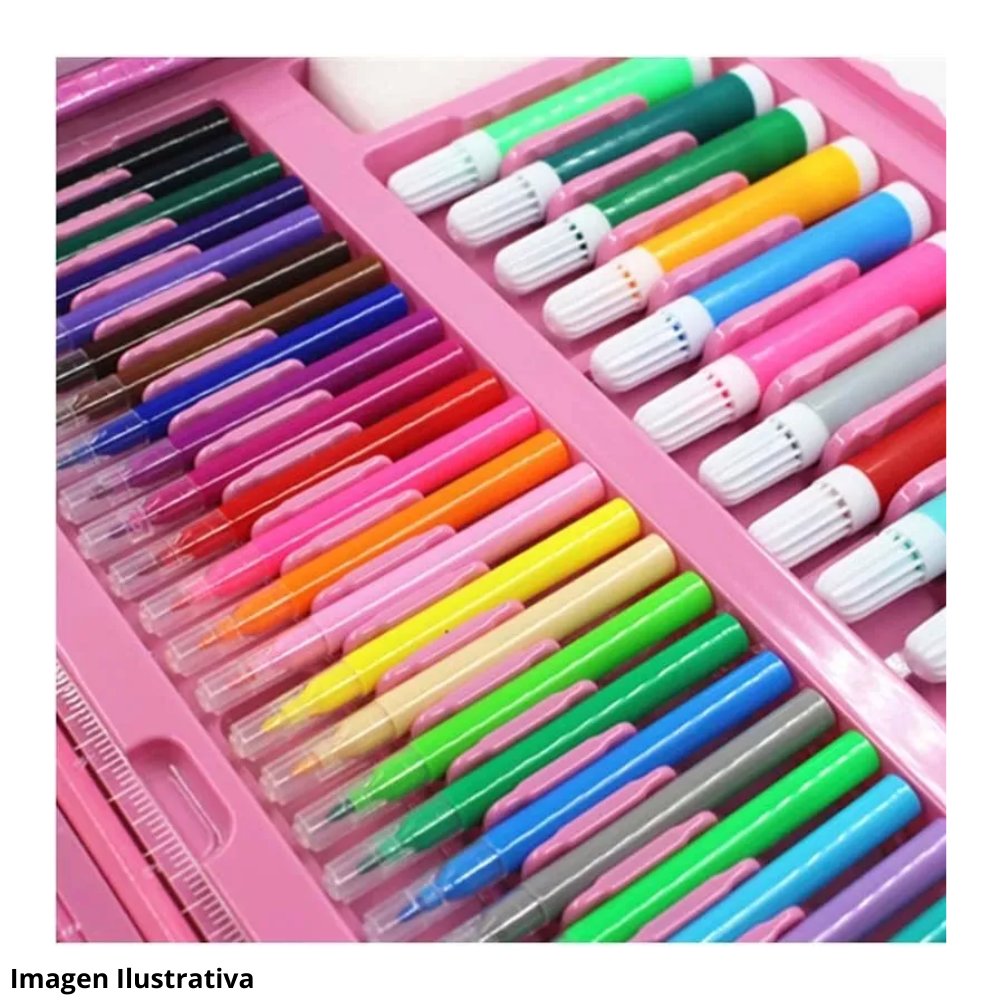 🎨 Maletín de Arte para Niños - ¡208 Piezas para Desatar la Creatividad! 🌟 2