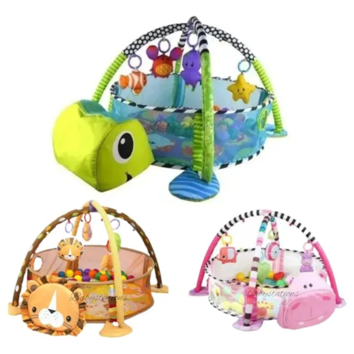 Gimnasio Para Bebé Moises+picsina Pelota
