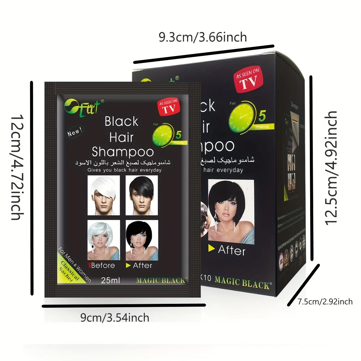 SHAMPOO ANTICANAS BLACK HAIR