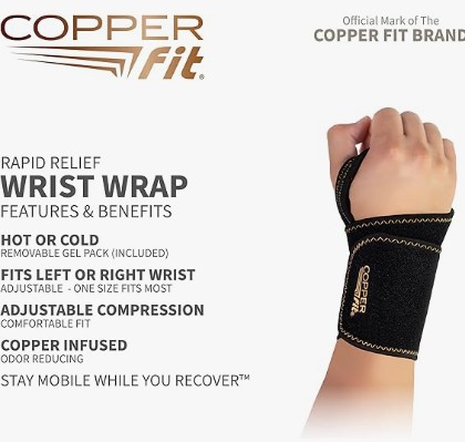 COPPER FIT MUÑEQUERA UNISEX
