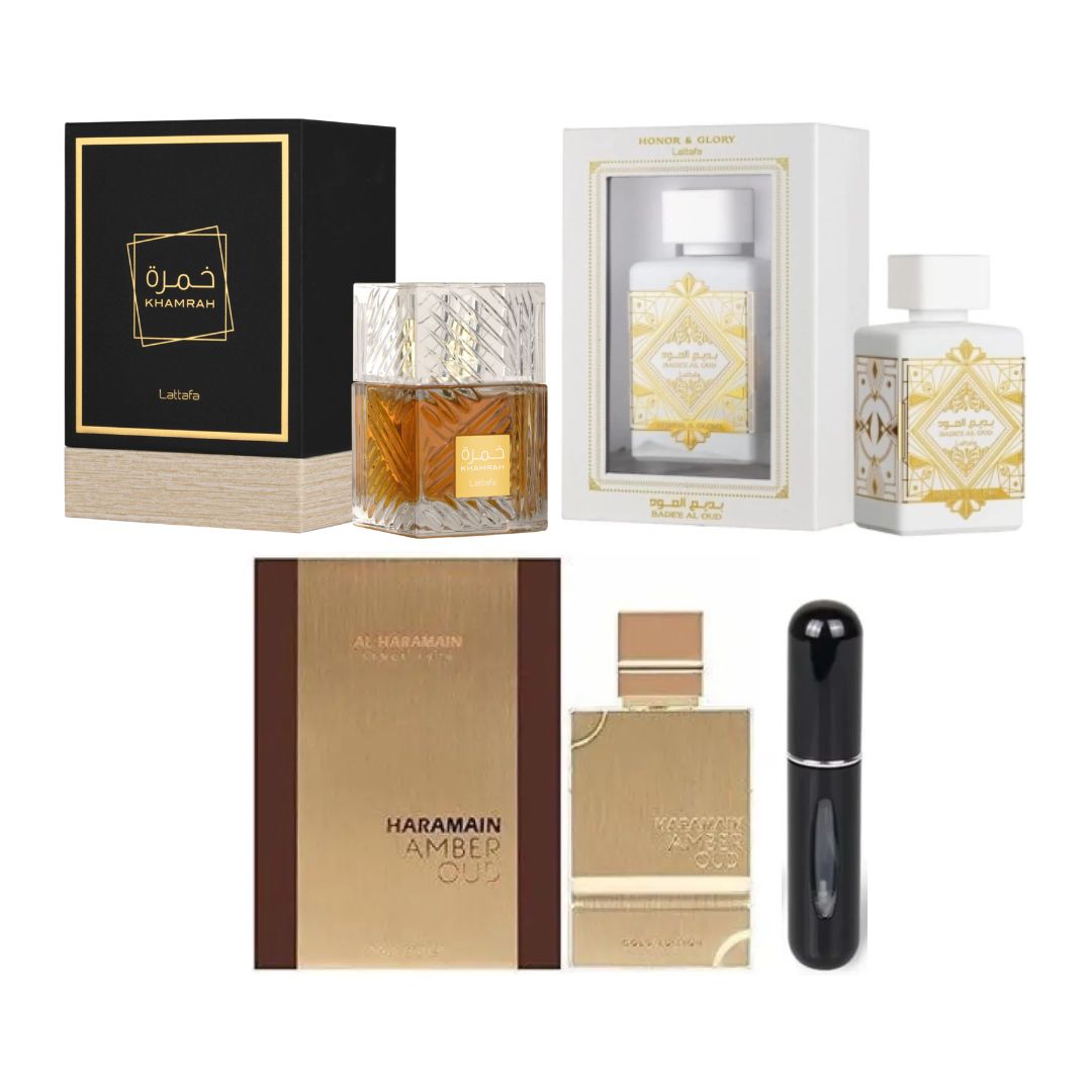 COMBO 3 PERFUMES GOLDEN LION +PERFUMERO