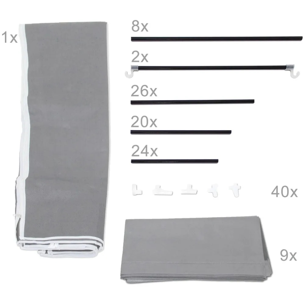 Miniatura 2 de Closet Armario Plegable Tela 3 P YH88130