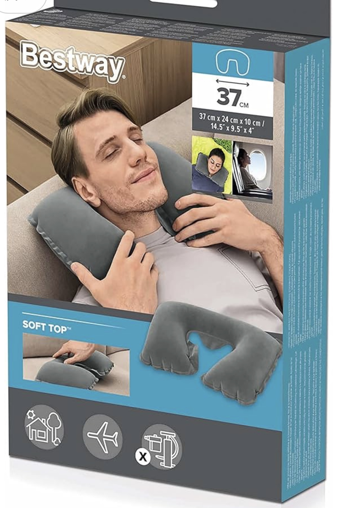 Miniatura 7 de Almohada cervical Inflable de viaje