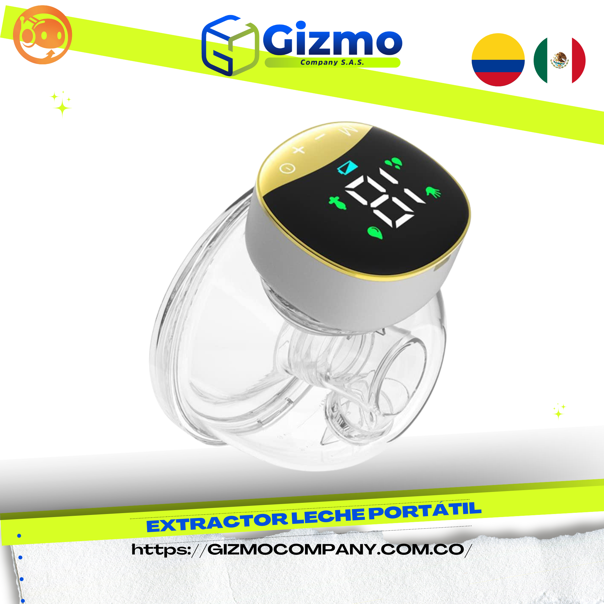 Extractor Leche Portátil