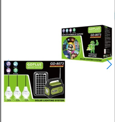 Kit Solar Con Bombillos Reflector Lint