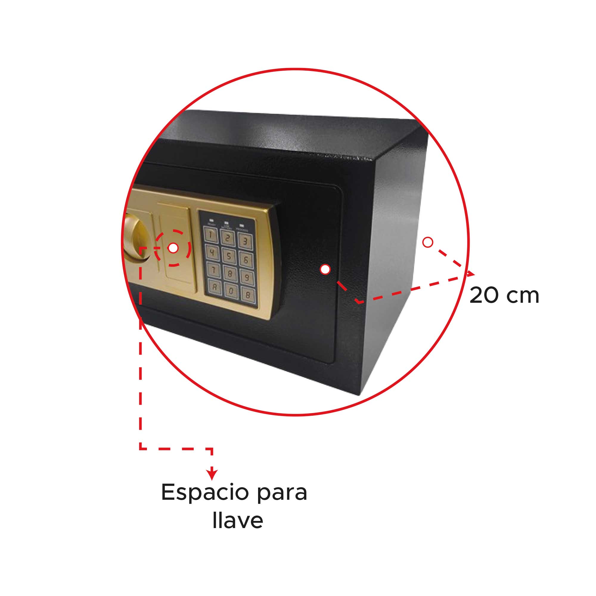 Miniatura 7 de Caja Fuerte de Seguridad Grande