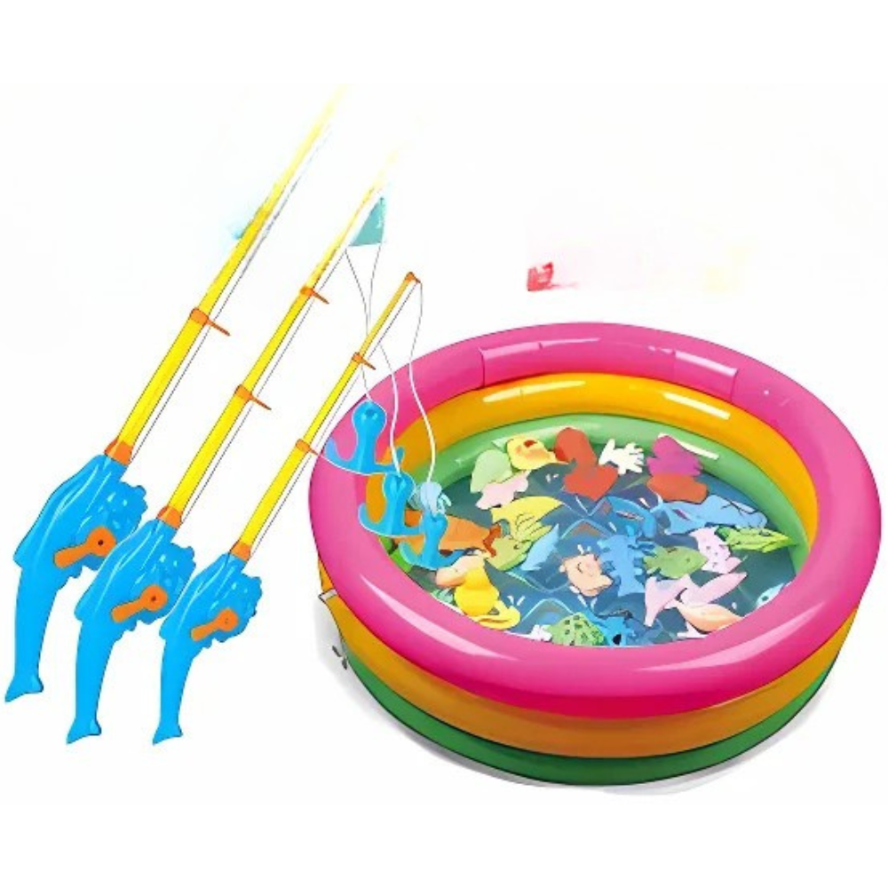¡Diviértete pescando! 🎣 Juego Inflable Infantil de Mesa 2