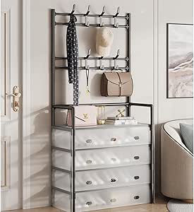 Miniatura 7 de Perchero Multifuncional Con Zapatero 5N