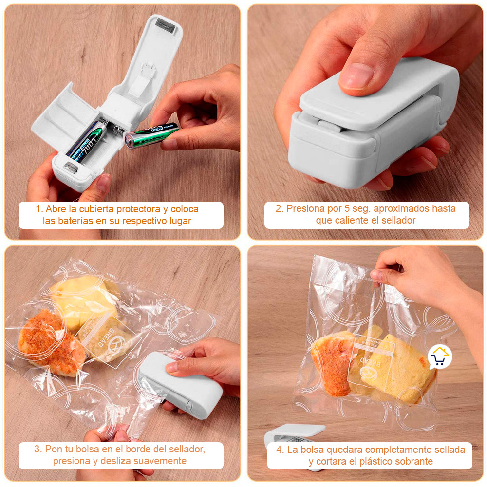 Mini Sellador De Bolsas Manual LK701