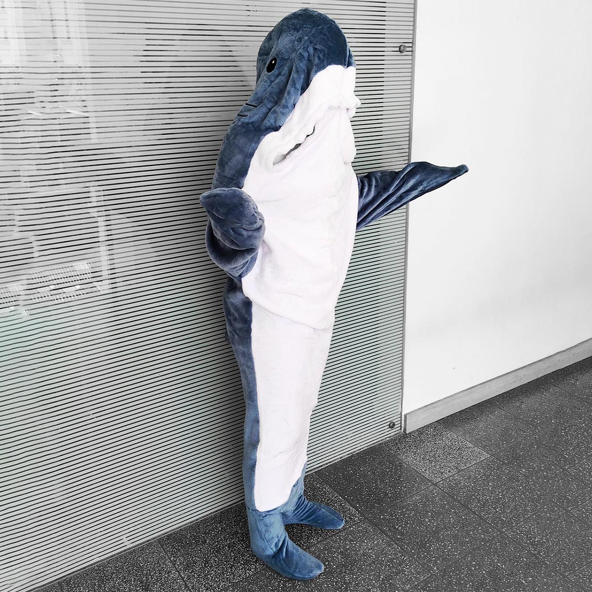 Vista 4 de Pijama Infantil De Tiburón Saco PITN1