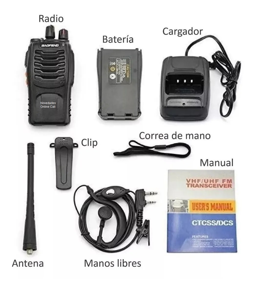 RADIO BAOFENG BF-888S X 2 UNIDADES