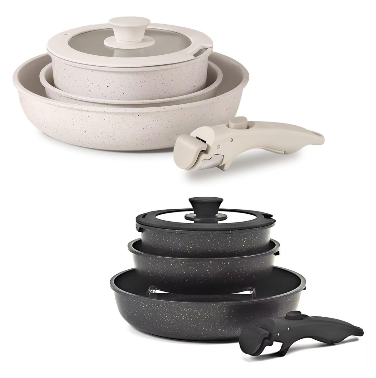 Set Ollas Con Mango Desmontable DONNOR