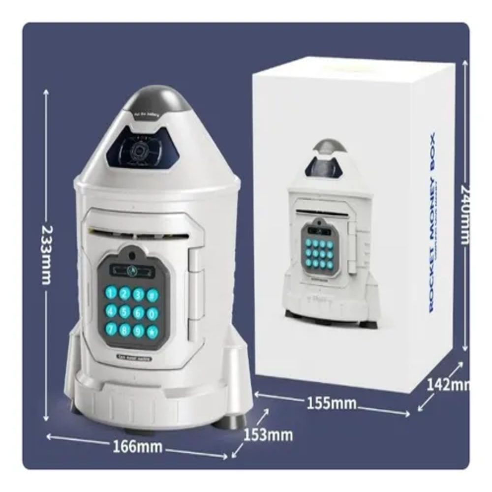 Alcancía Electrónica  Caja Fuerte Cohete