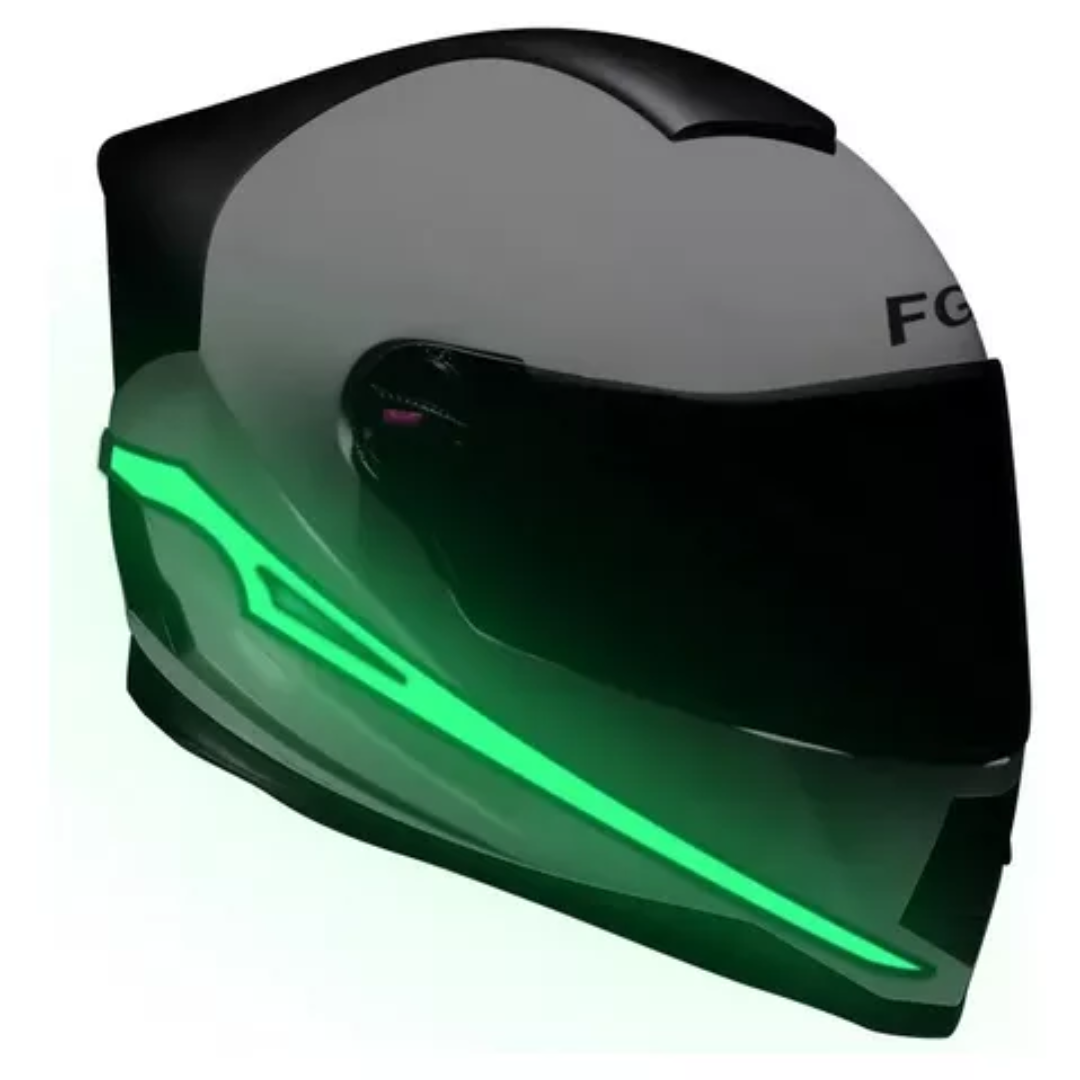 Tira Luz Led Para Casco Moto Elige Color