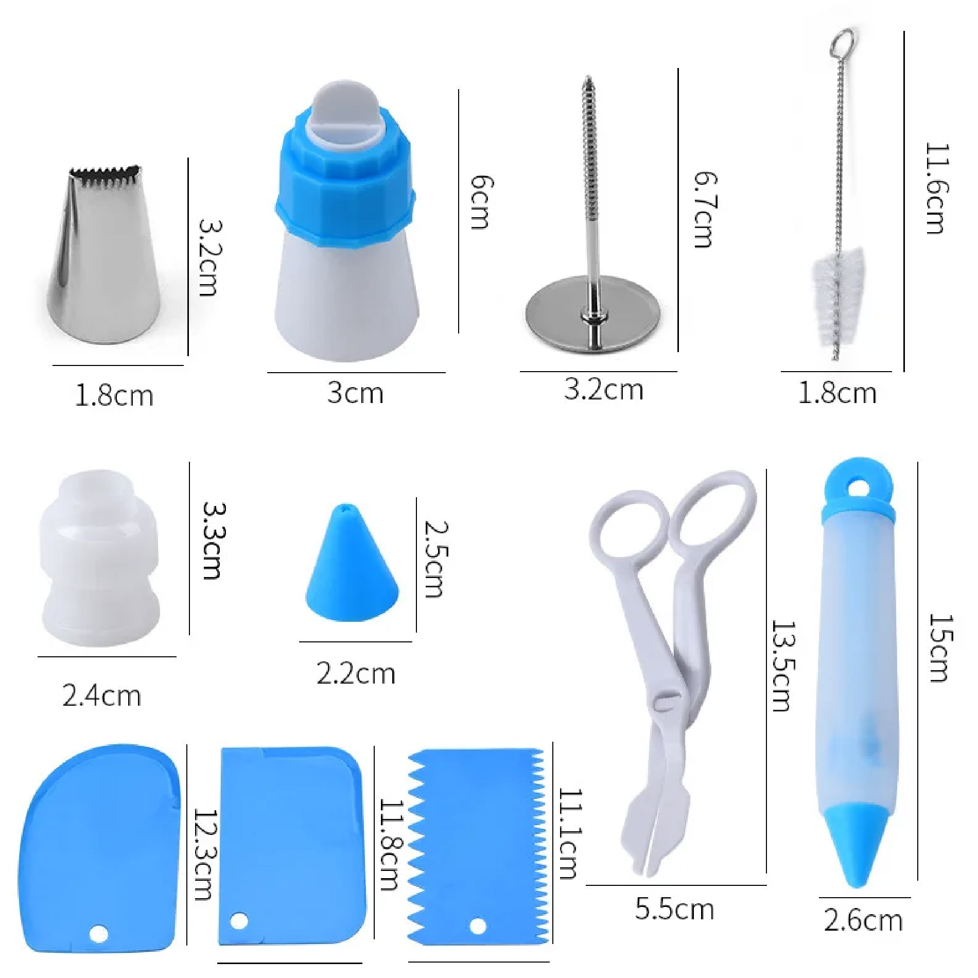 Kit Pasteleria 66Pcs Juego Decoracion