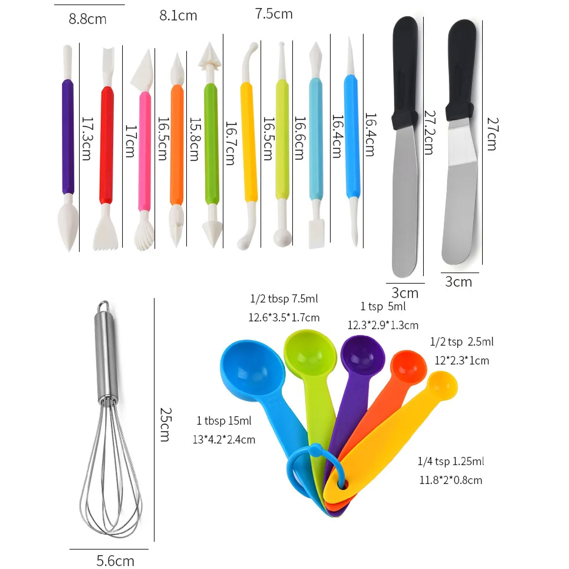 Miniatura 5 de Kit Pasteleria 66Pcs Juego Decoracion