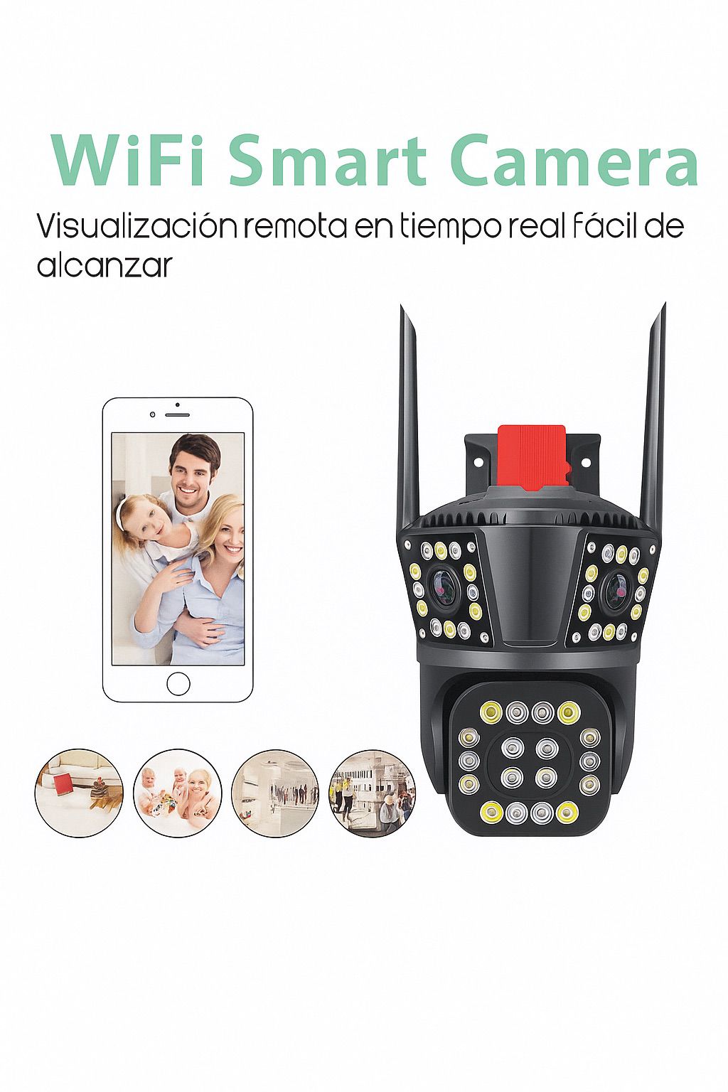 CAMARA WIFI INTELIGENTE 360 V360PRO